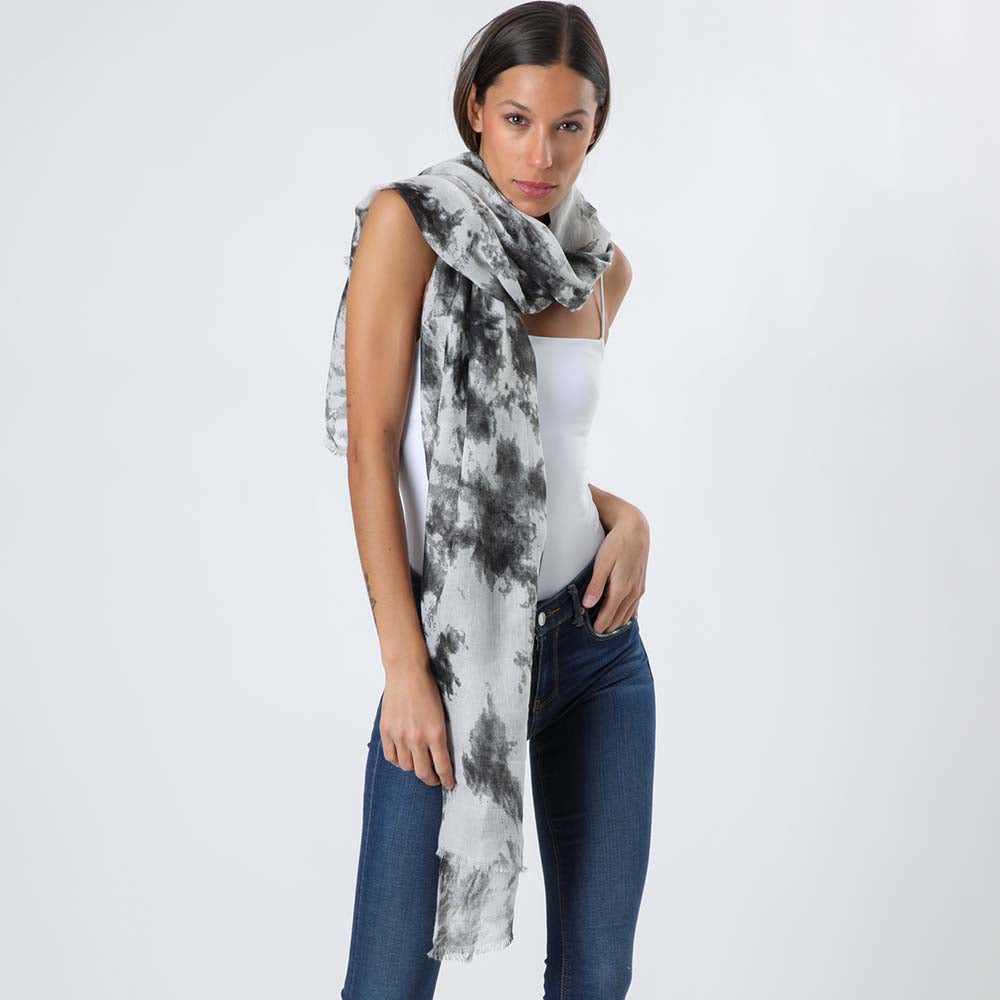 Pañuelo Estampado Lozoya Negro Humana