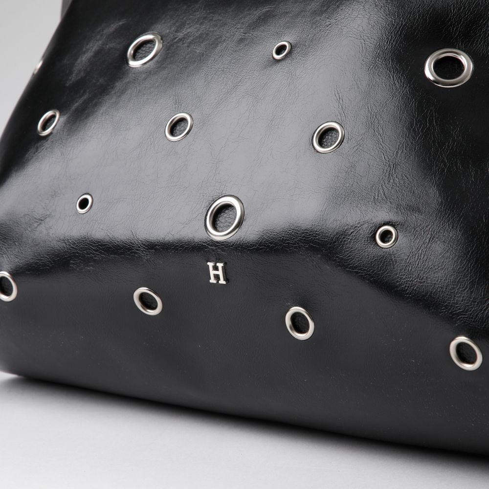 Cartera Tote Ecocuero Casey Negro Humana