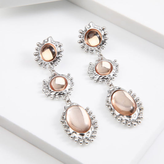 Aros Largo Cat Plateado Humana