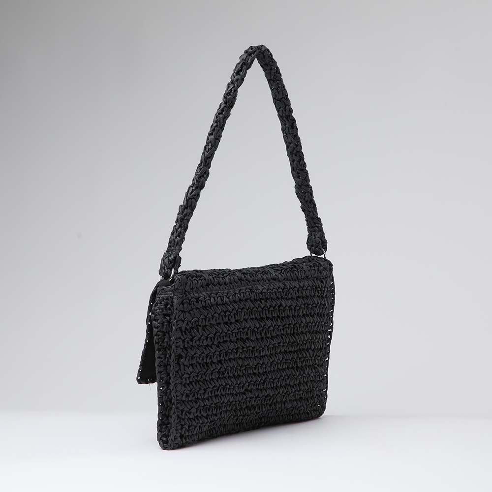 Cartera Cruzada Samoa Negra i-D