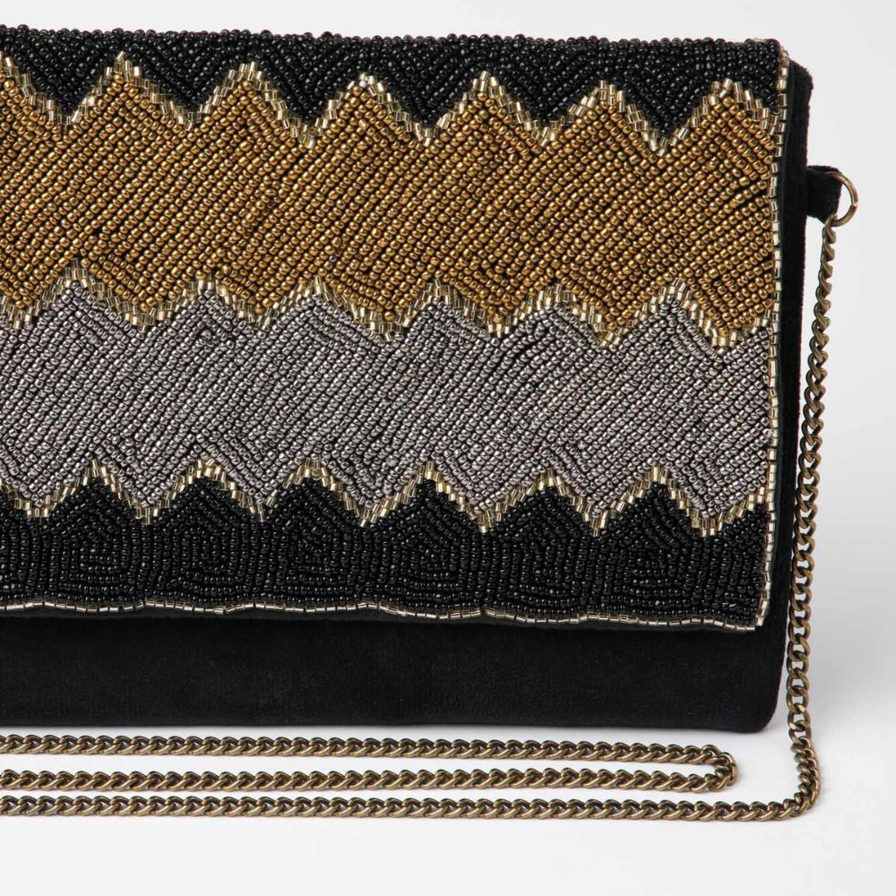 Clutch Cassis Negro Tatienne
