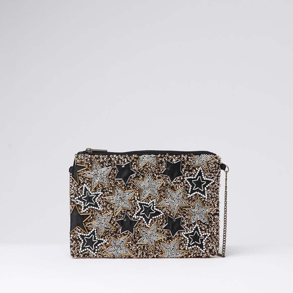 Clutch Stars Dorado Humana