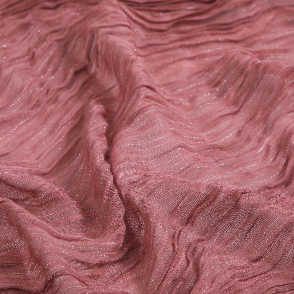 Pañuelo Liso Burdeo Plisado Humana