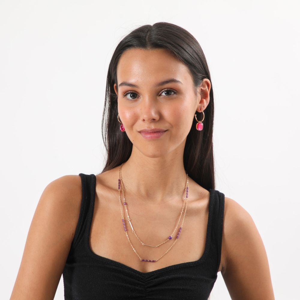 Set Collar Y Aros Remei Dorado i-D