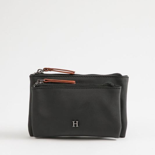 Monedero Helen Nylon Negro Humana
