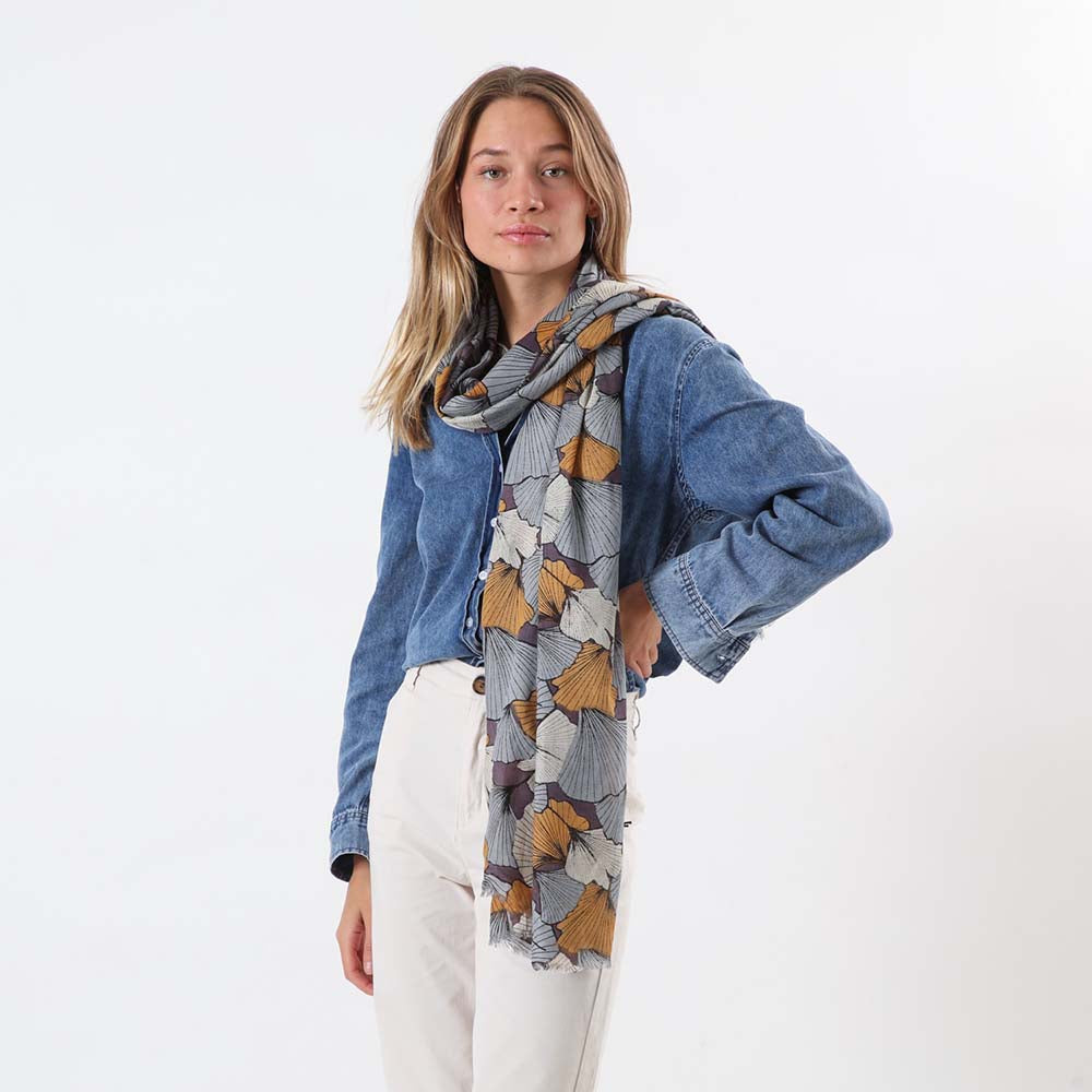 Pañuelo Estampado Calais Verde Tatienne