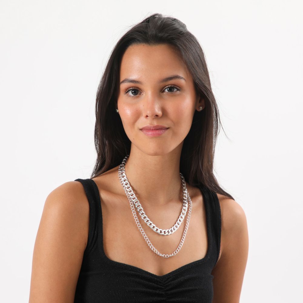 Collar Corto Sira Plateado i-D