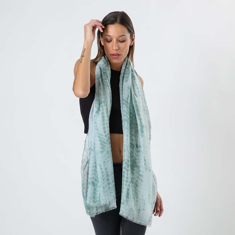 Pañuelo Estampado Tie Dye Verde i-D