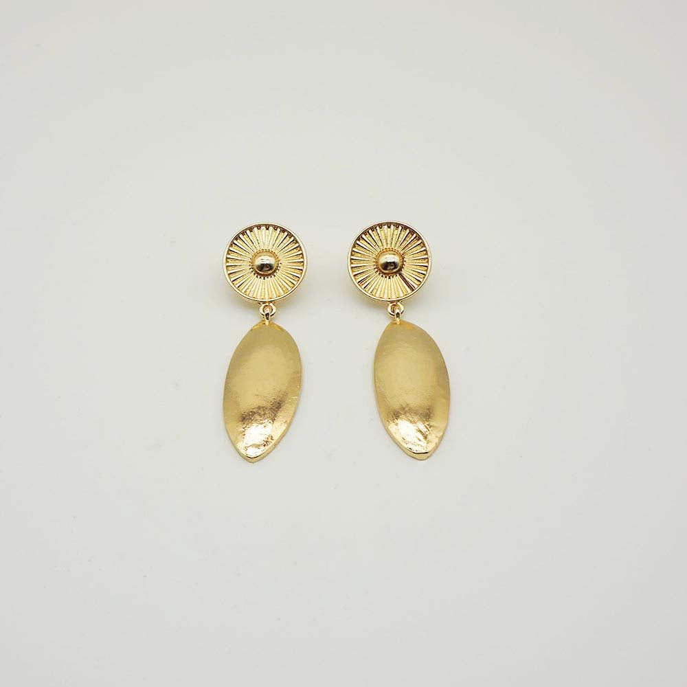 Aros Largo Sol Dorado Tatienne