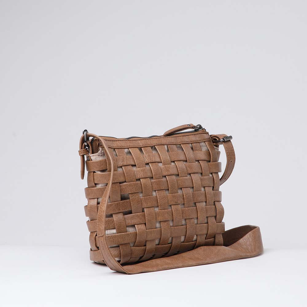 Cartera Cruzada West Café Humana
