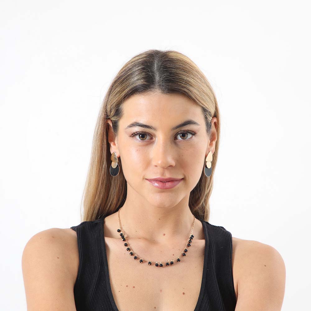 Aros Mediano Delilah Negro i-D