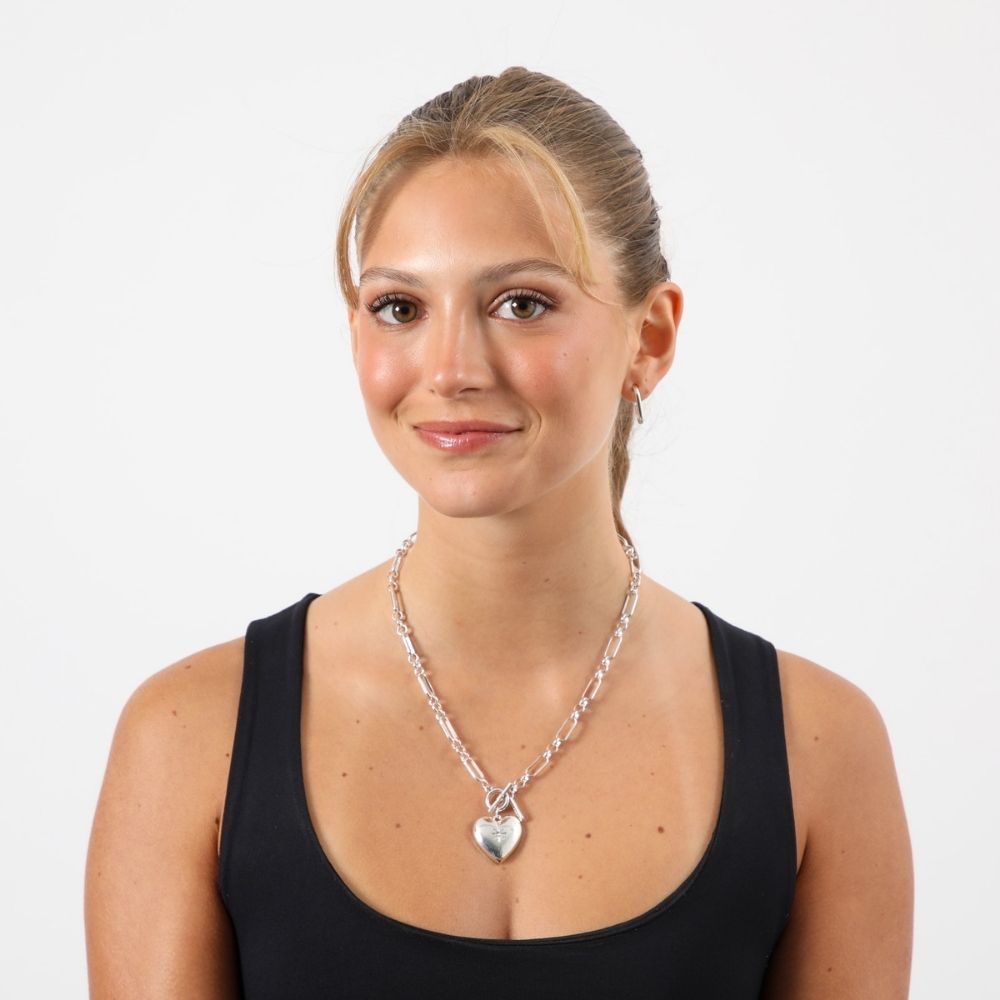 Collar Corto Santorini Plateado Humana