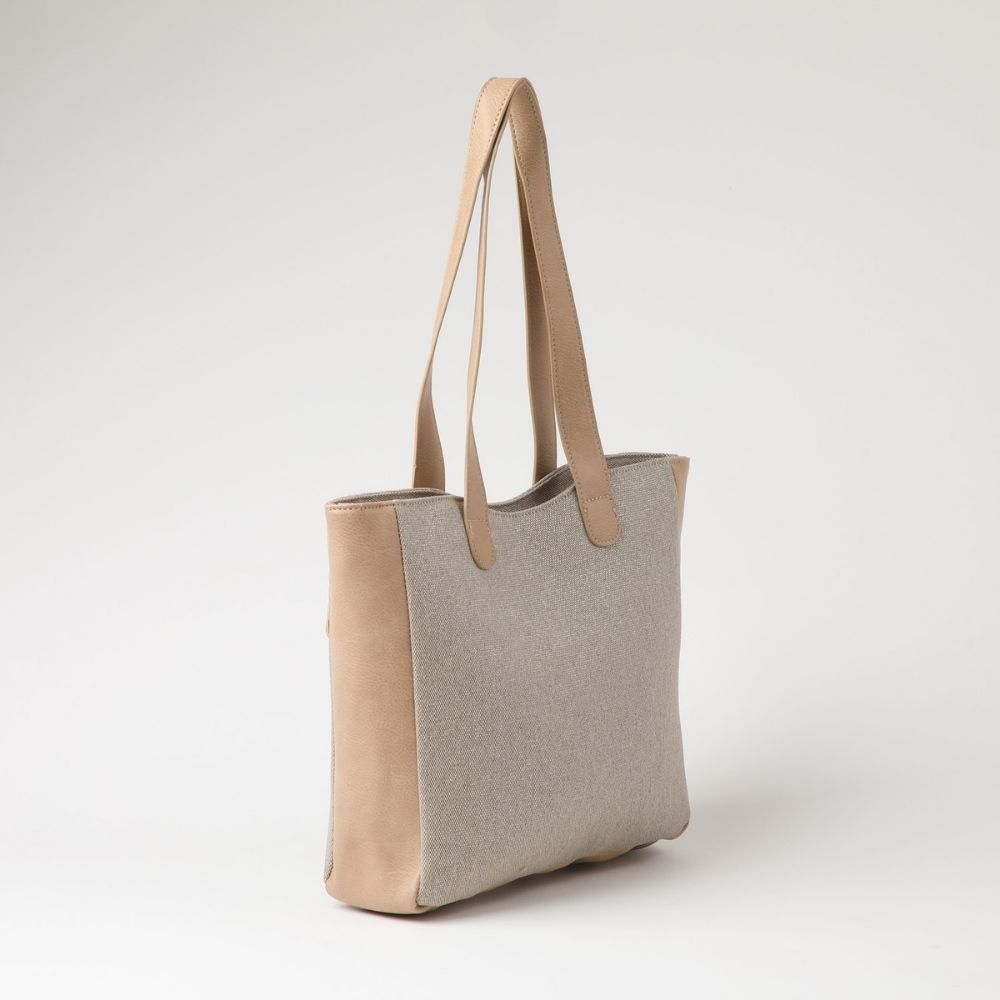 Cartera Hombro Cataluña Beige Humana