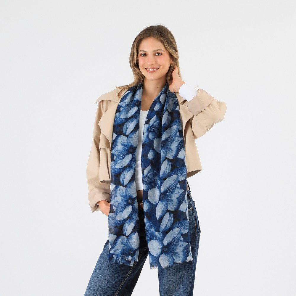 Pañuelo Estampado Grece Blue Tatienne