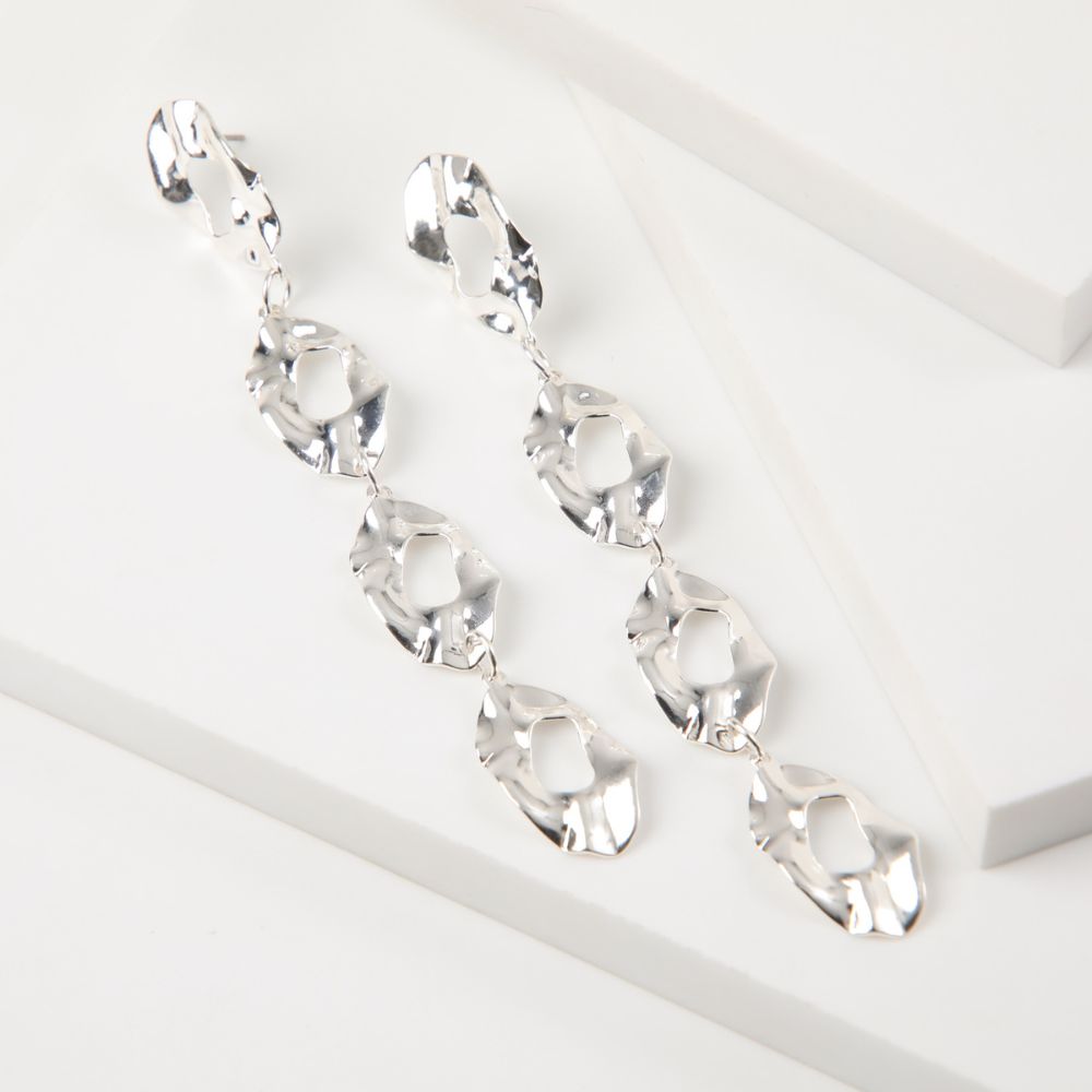 Aros Largo Metal Power 25 Plateado i-D