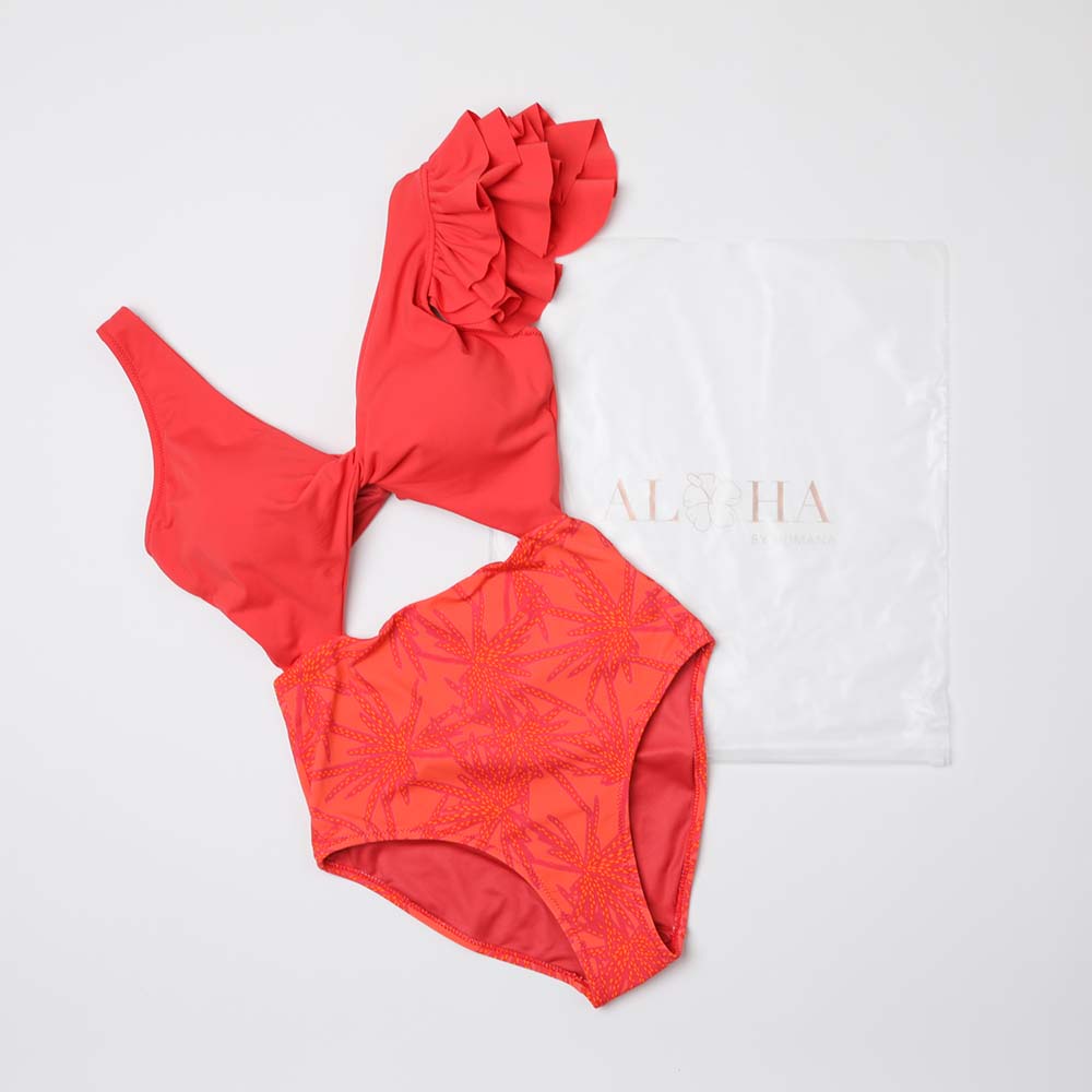 Traje de Baño Blossom Rosado L Humana