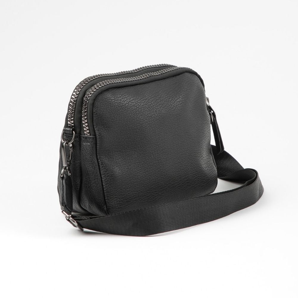 Cartera Cruzada Cissy Negro Humana