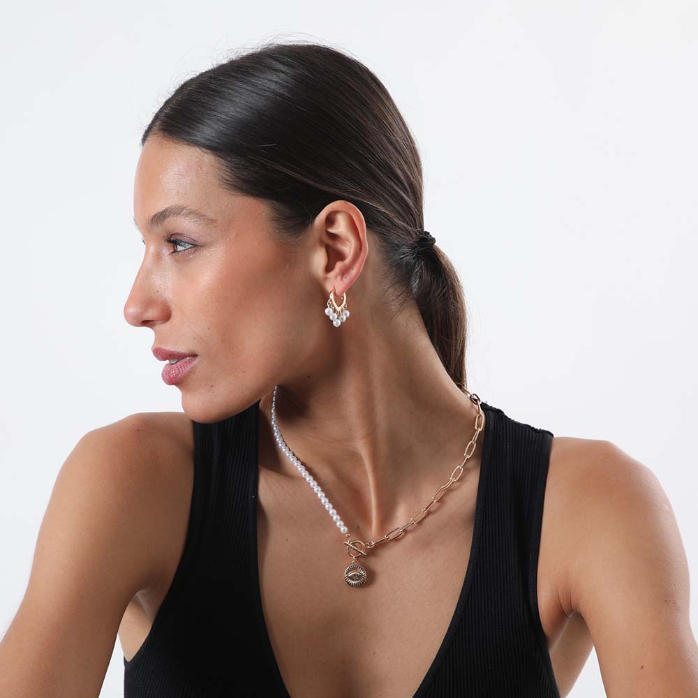 Collar Corto Testa Dorado i-D
