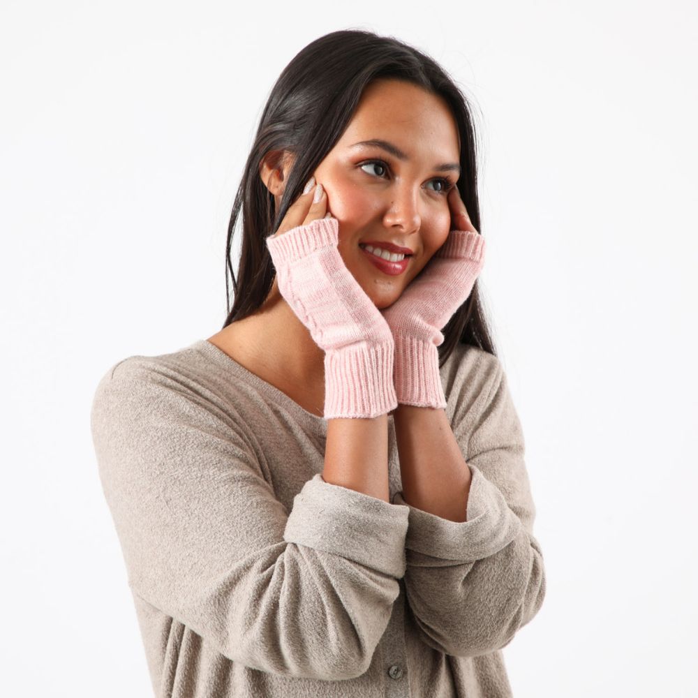 Guante Lana Cosmo Rosado I-D