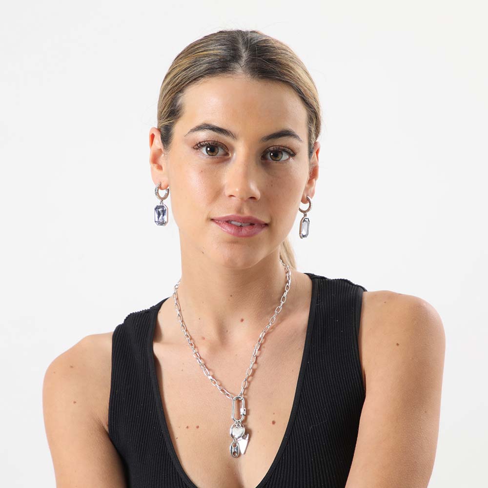 Collar Corto Roots Plateado i-D