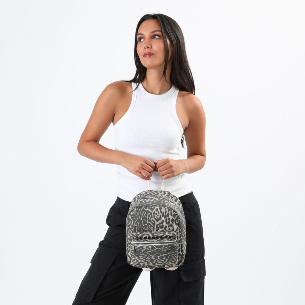 Cartera Mochila Alella Beige i-D