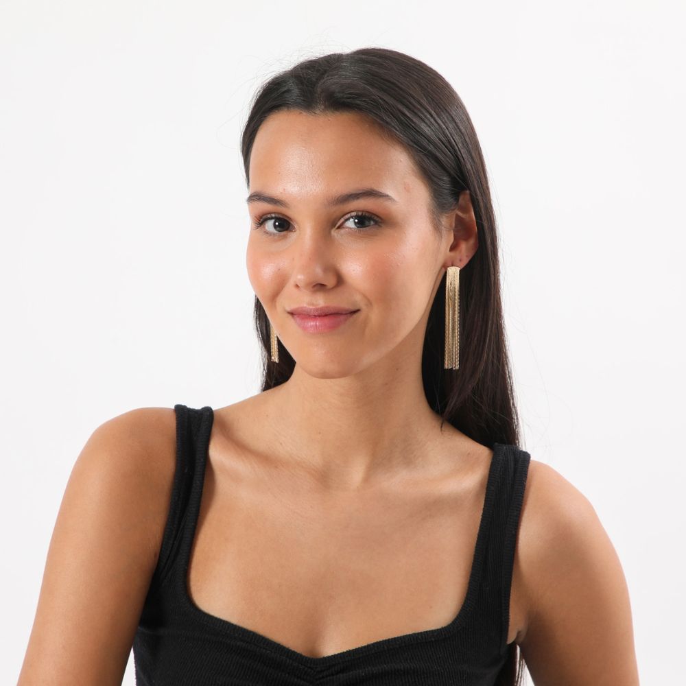 Aros Largo Alda Dorado i-D