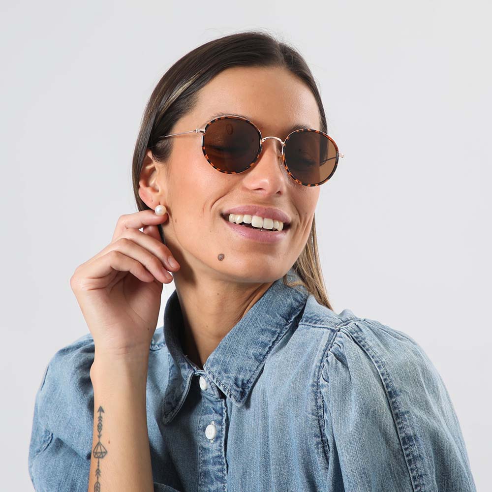 Anteojos Sol Sofia Café i-D