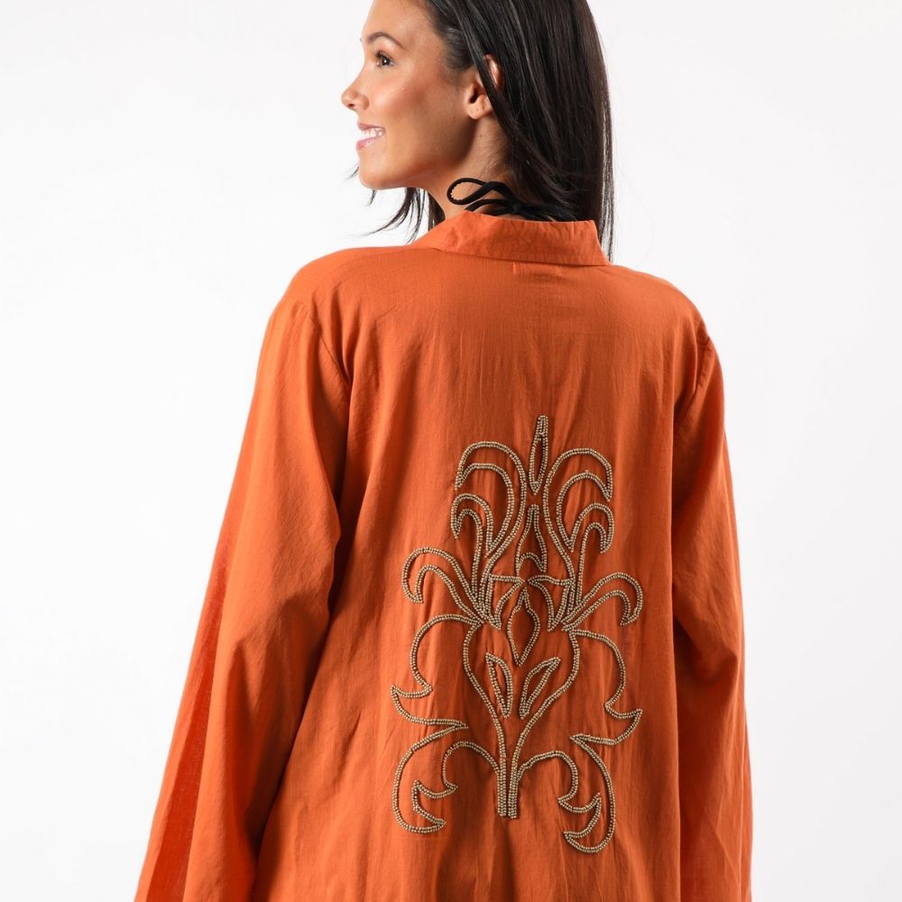 Kimono Close Delfos Orange Tatienne