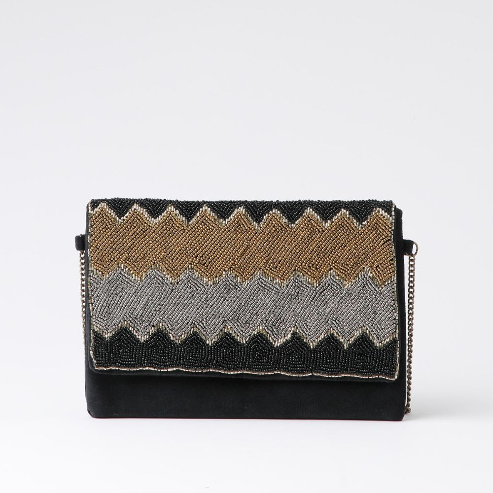 Clutch Cassis Negro Tatienne