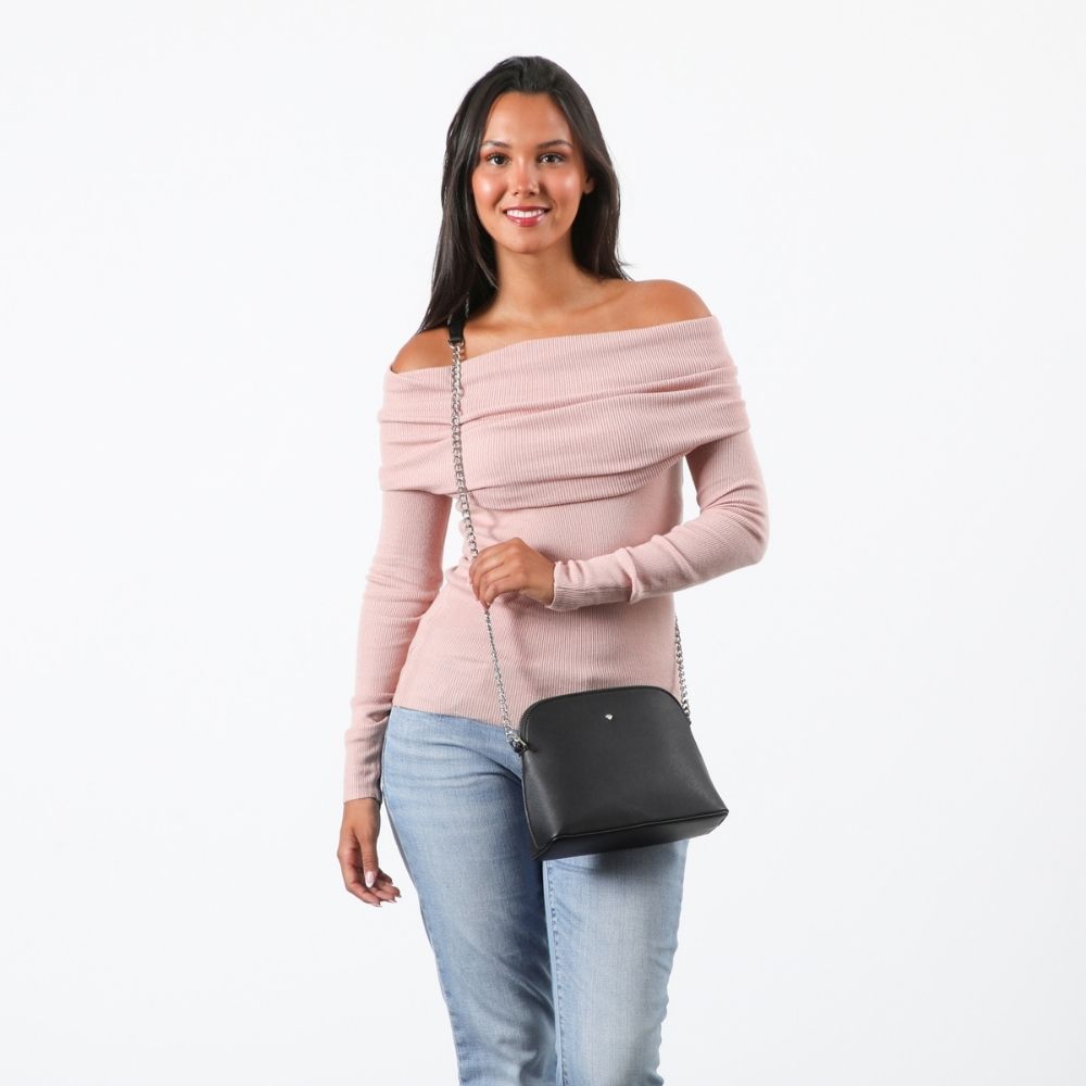 Cartera Cruzada Alerce Black I-D