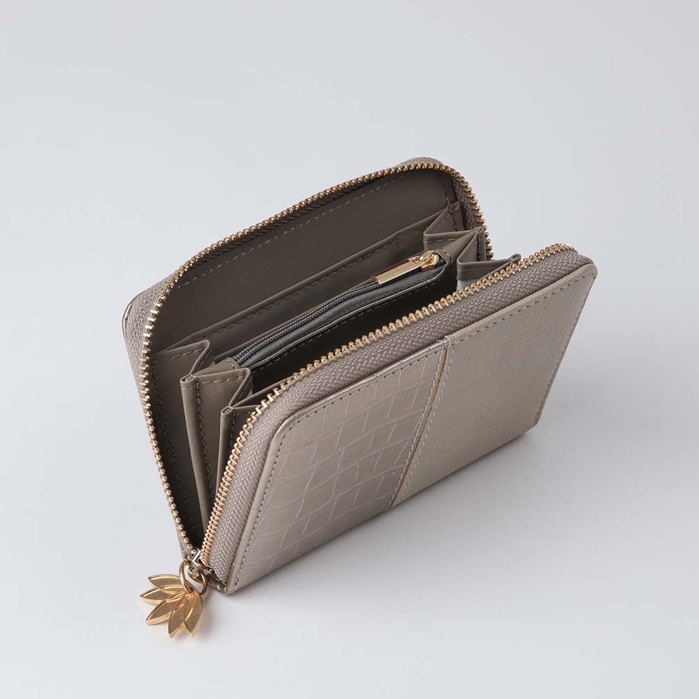 Billetera Mediana Maia Beige i-D