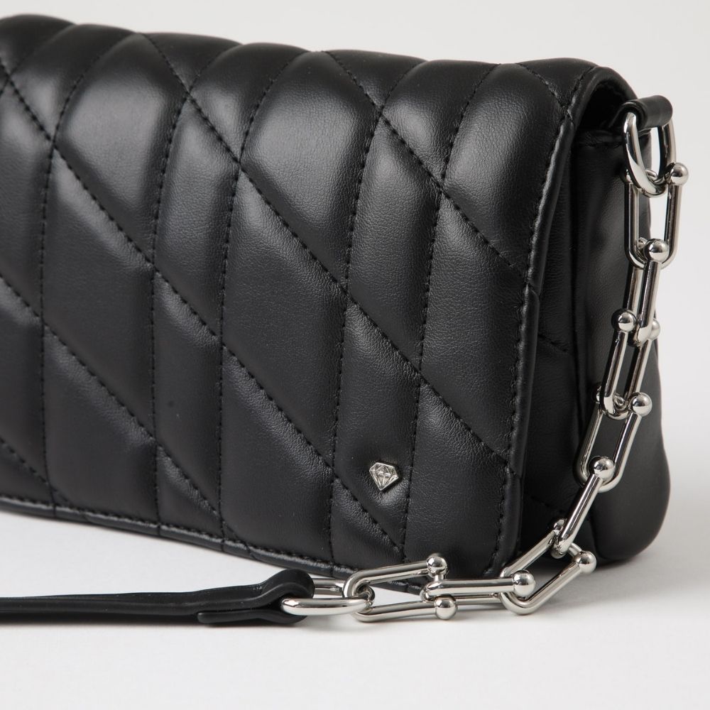 Cartera Cruzada Fleur Negro I-D
