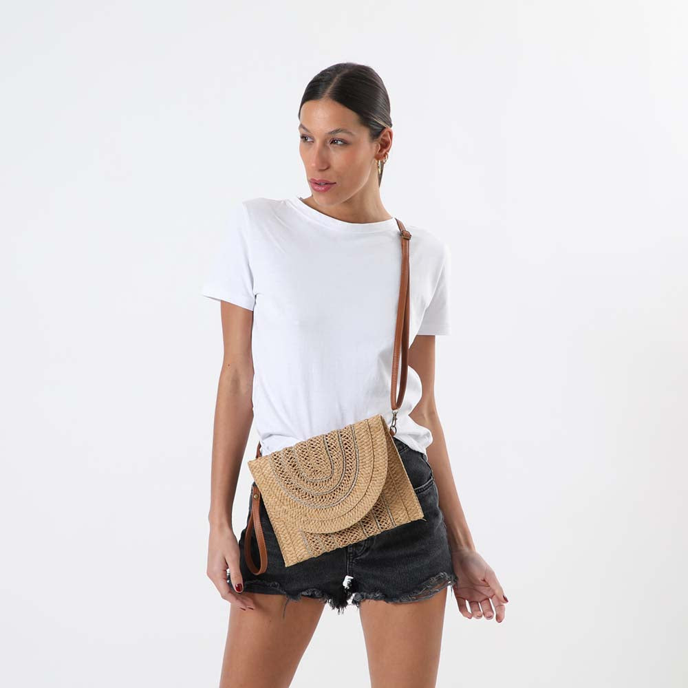 Cartera Cruzada Costal Café Humana