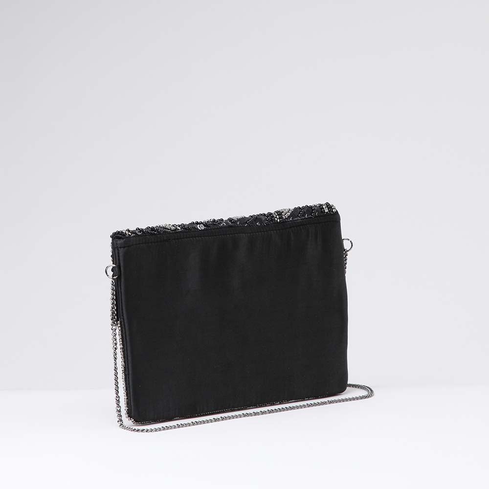 Clutch Trama Negro Humana