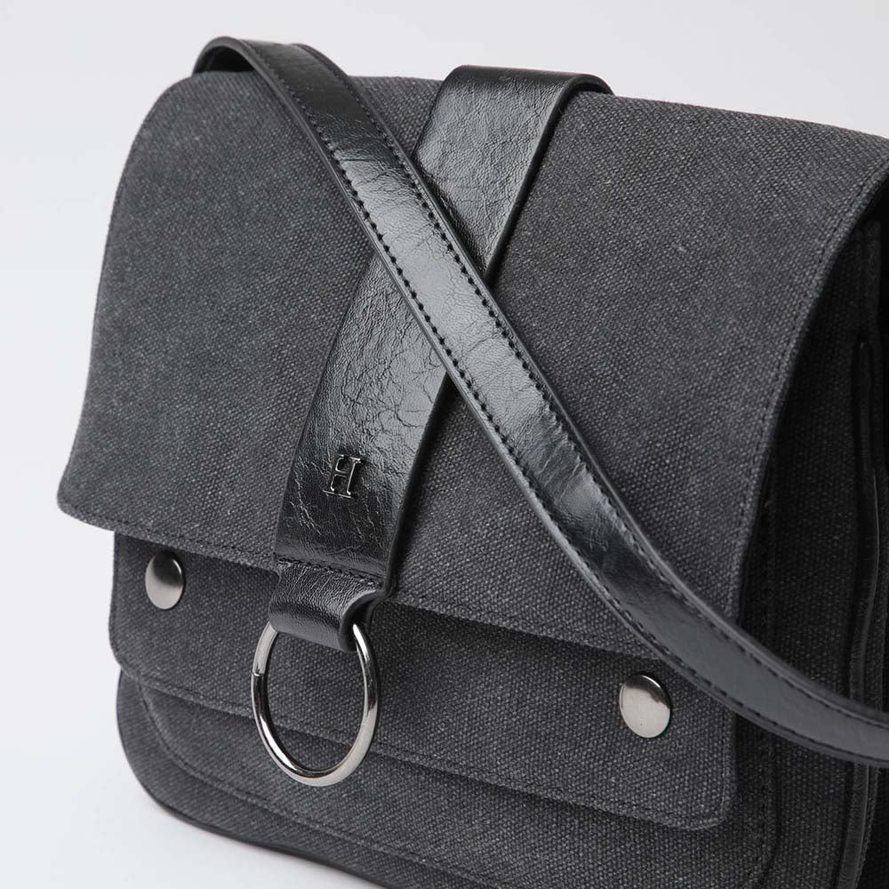 Cartera Hombro Scholz Gris Humana