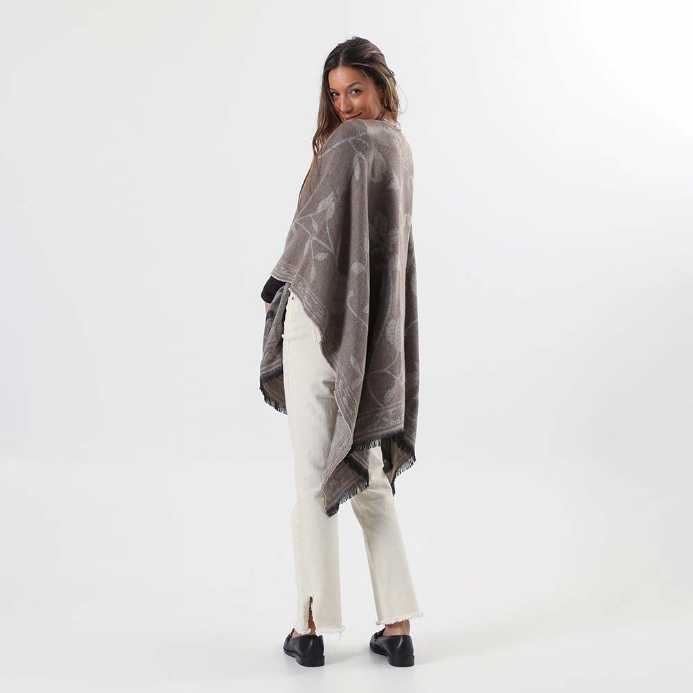 Poncho Café Blossom Tatienne