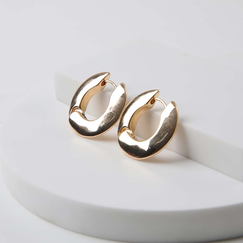 Aros Argolla Amapola Dorado Tatienne