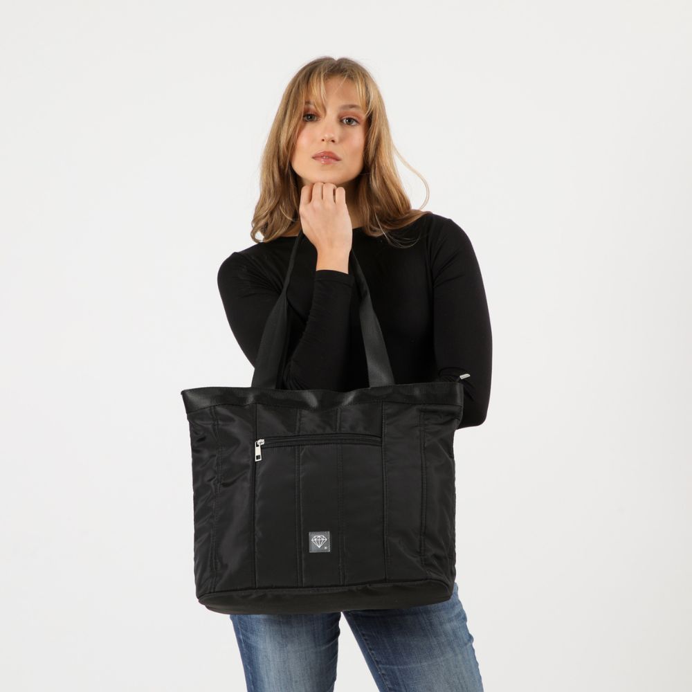 Cartera Hombro Acacia Nylon Negro I-D