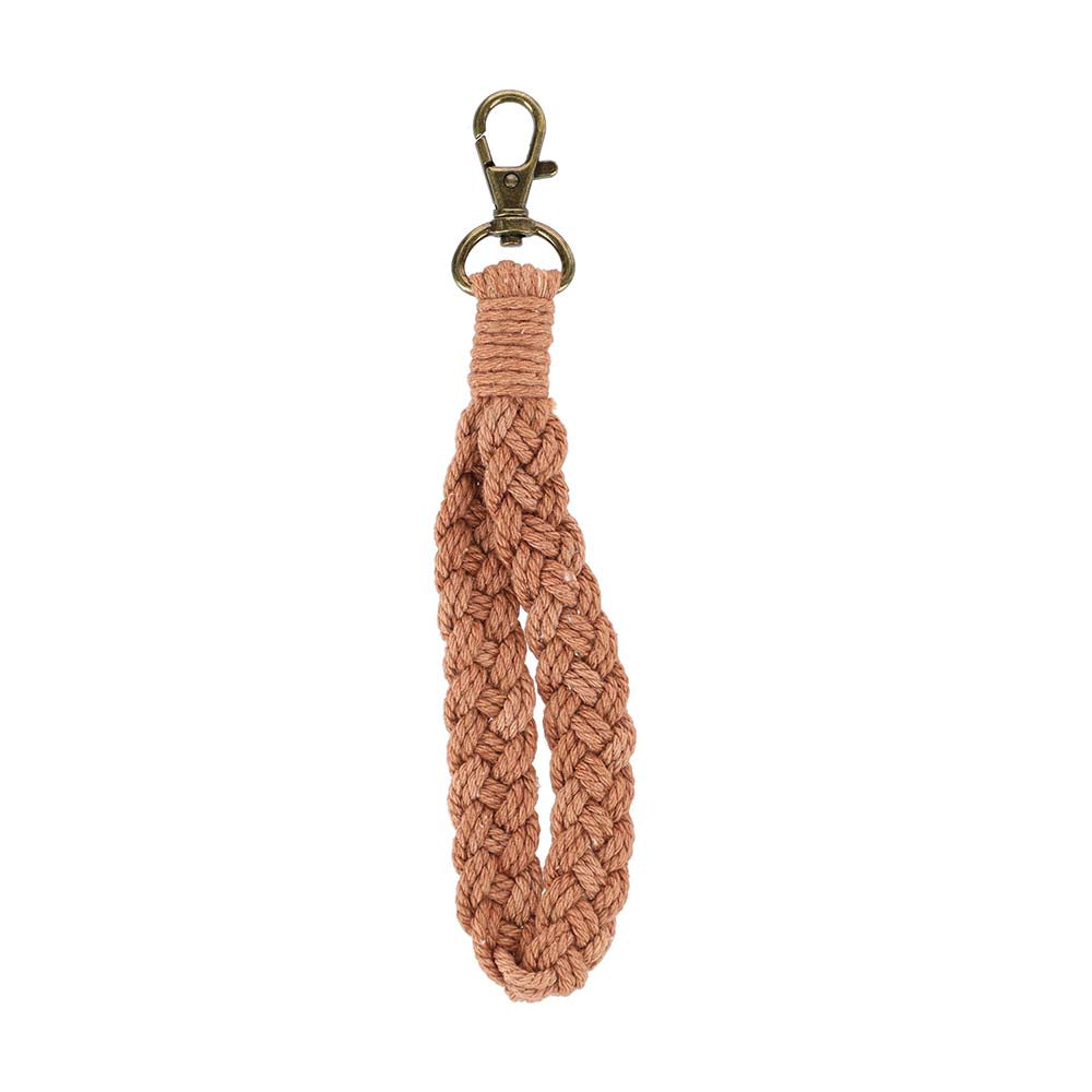 Llavero Braided Ocre Humana