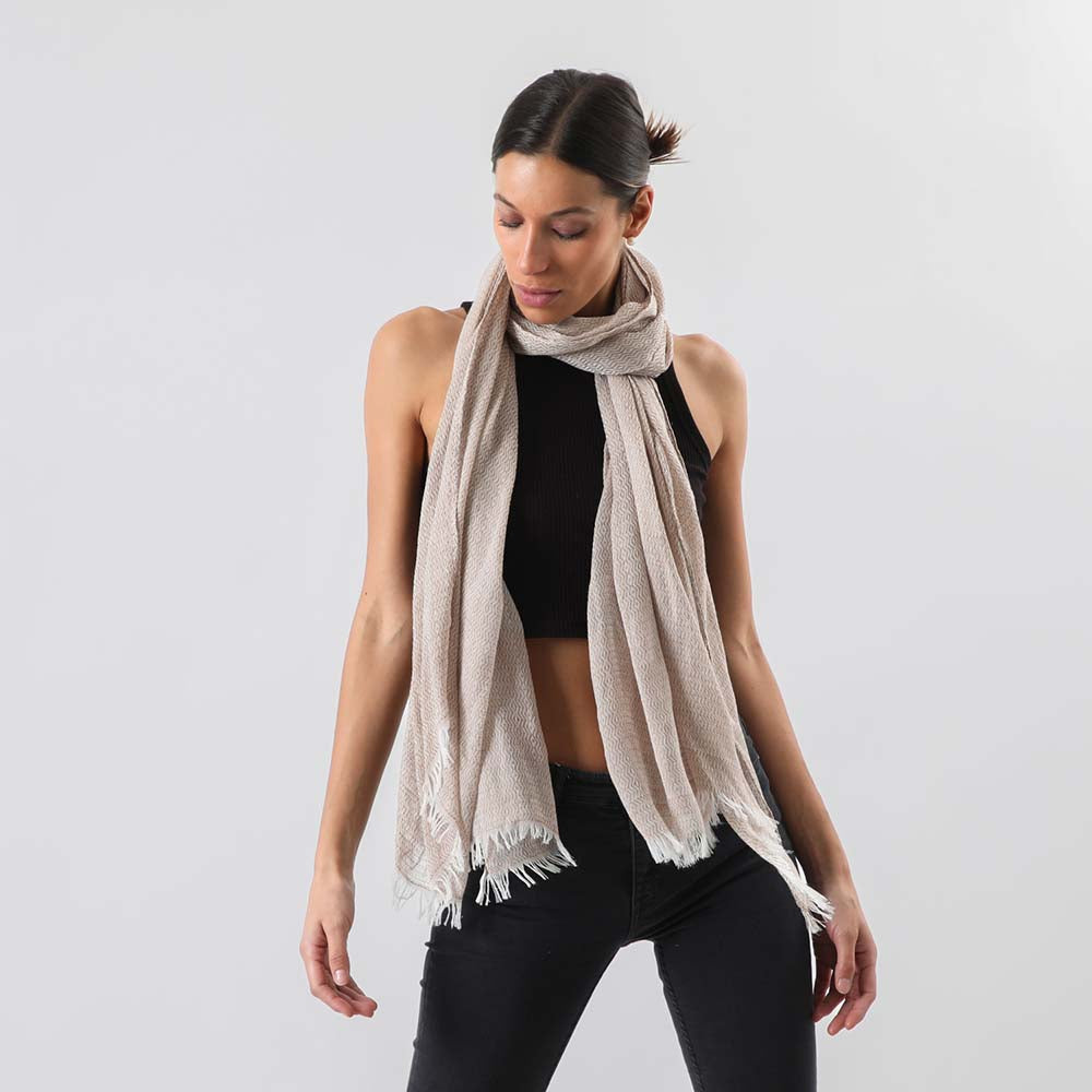 Pañuelo Liso Clémentine Biege i-D