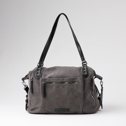 Cartera Hombro Vittoria Canva Gris Humana