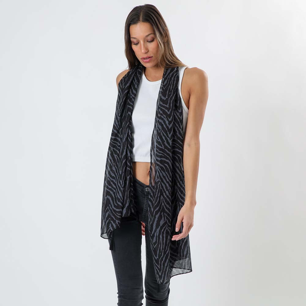 Pañuelo Estampado Colette Negro i-D