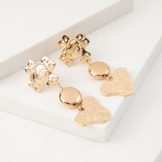 Aros Largo Vacay Charms 25 Dorado i-D