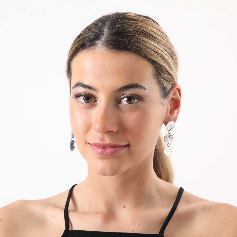 Aros Largo Fly Plateado Tatienne