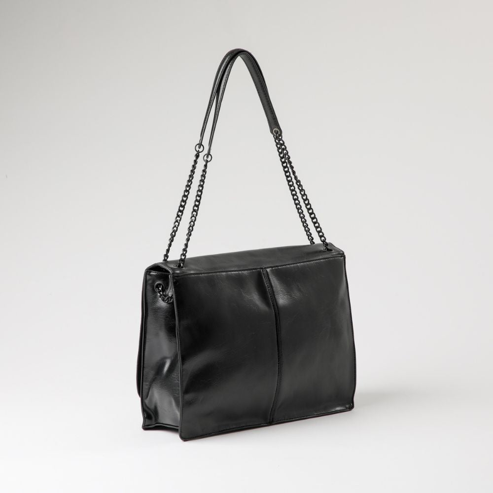 Cartera Hombro Melilla Negra Humana