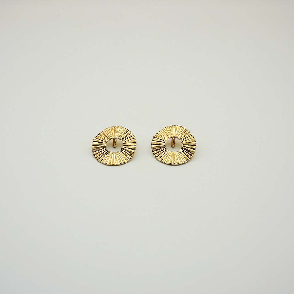 Aros Clip Sol Dorado Tatienne