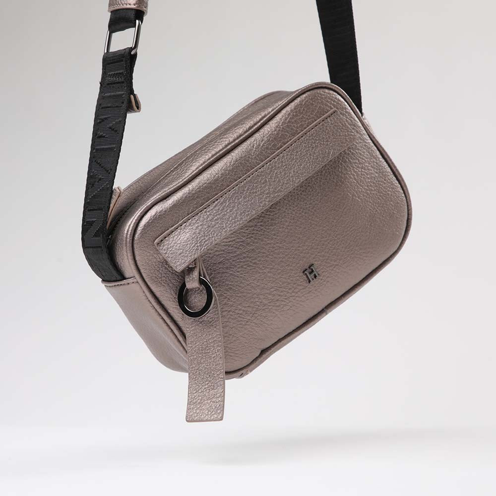 Cartera Cruzada Plata Humana