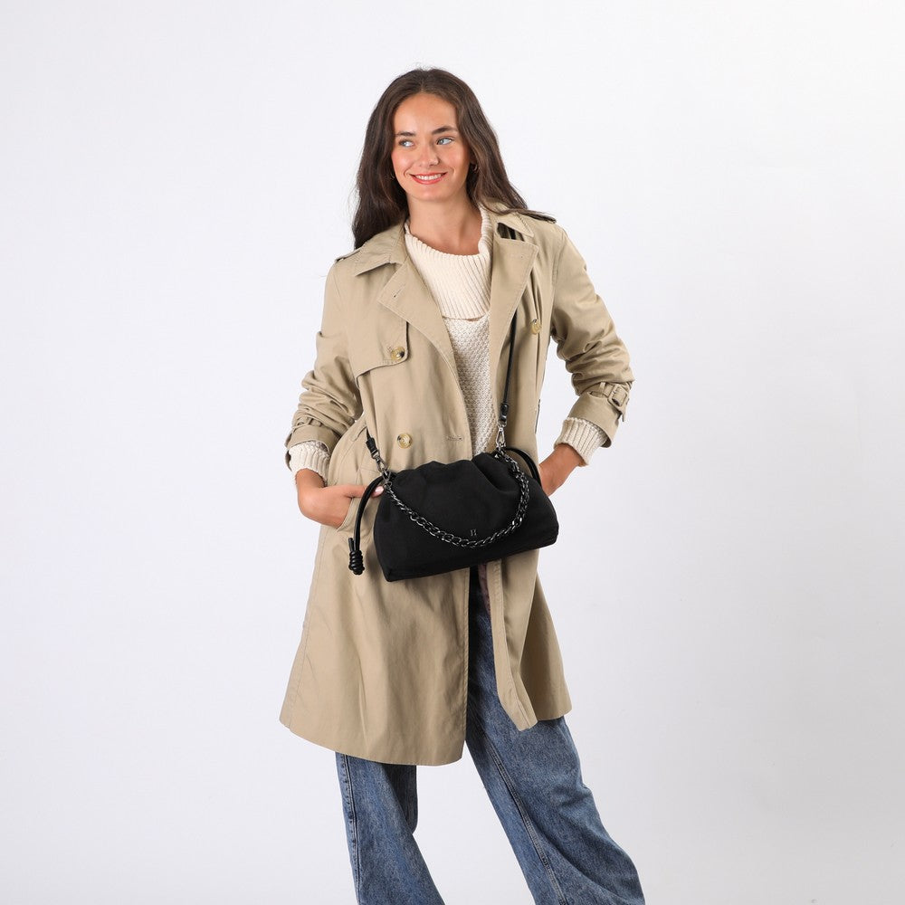 Cartera Cruzada Aline Black Humana