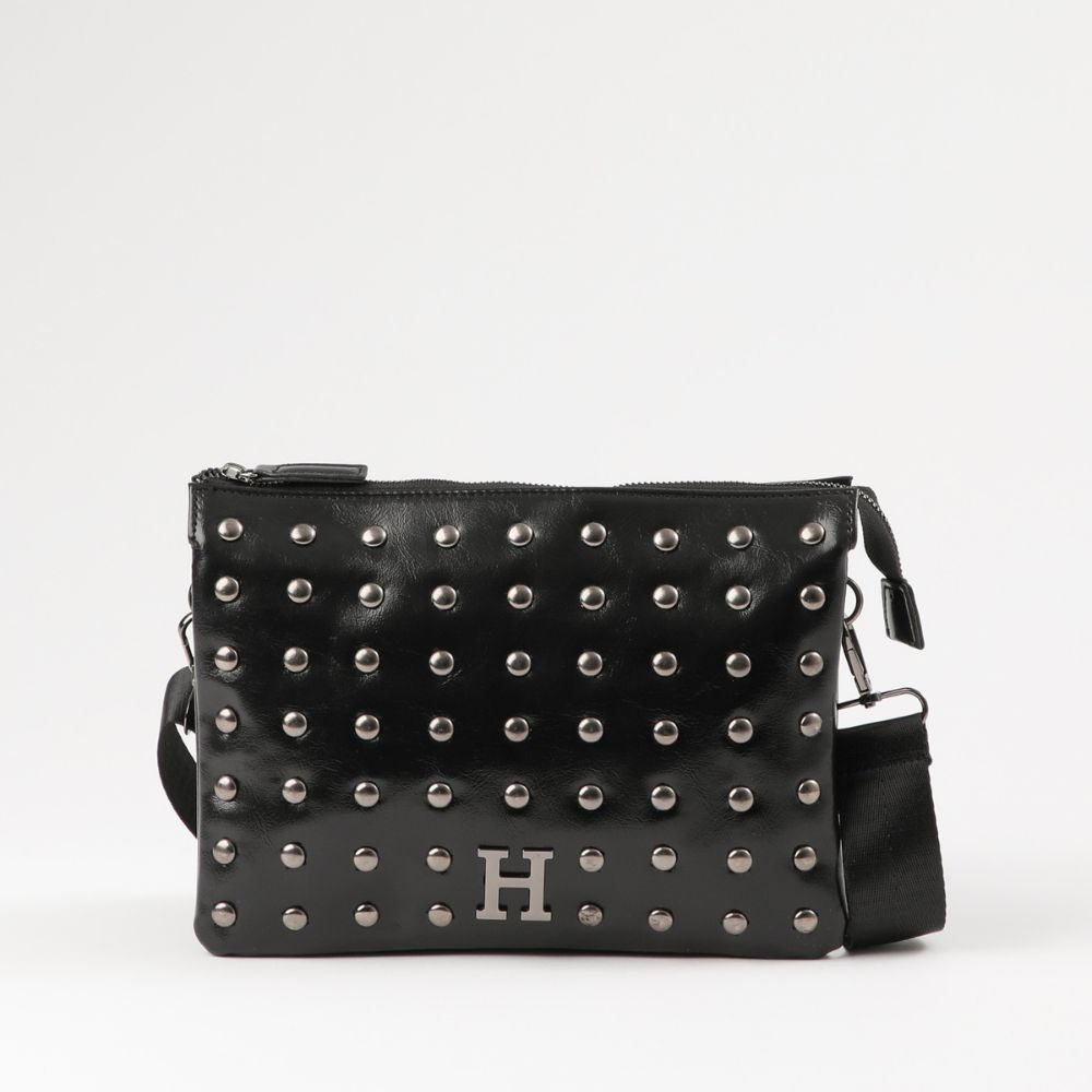 Cartera Bandolera Barbara Ecocuero con tachas Humana