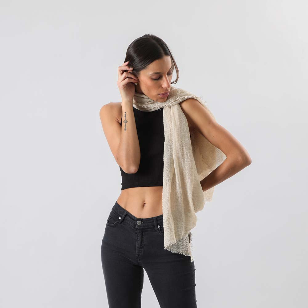 Pañuelo Liso Lecce Beige i-D